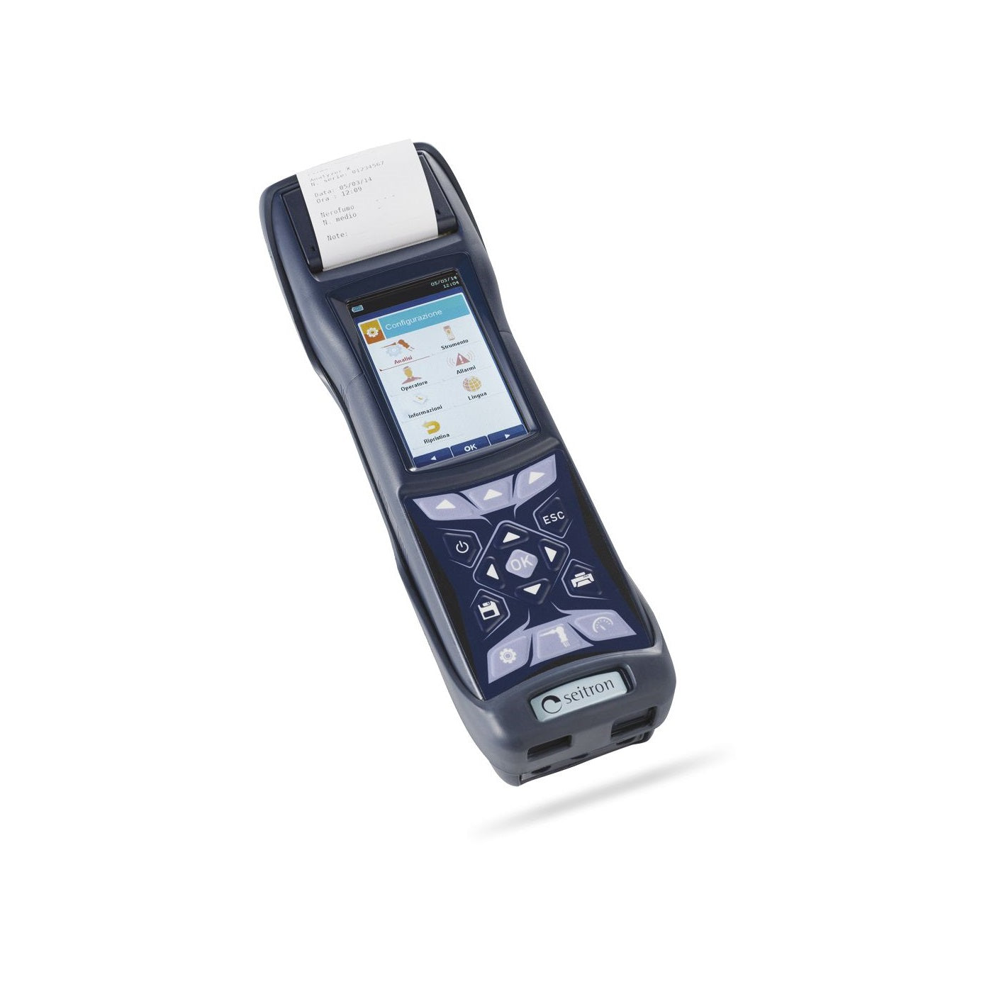 Seitron Chemist 502 C analizzatore di combustione fumi a 2 celle - per stufe a pellet e a legna