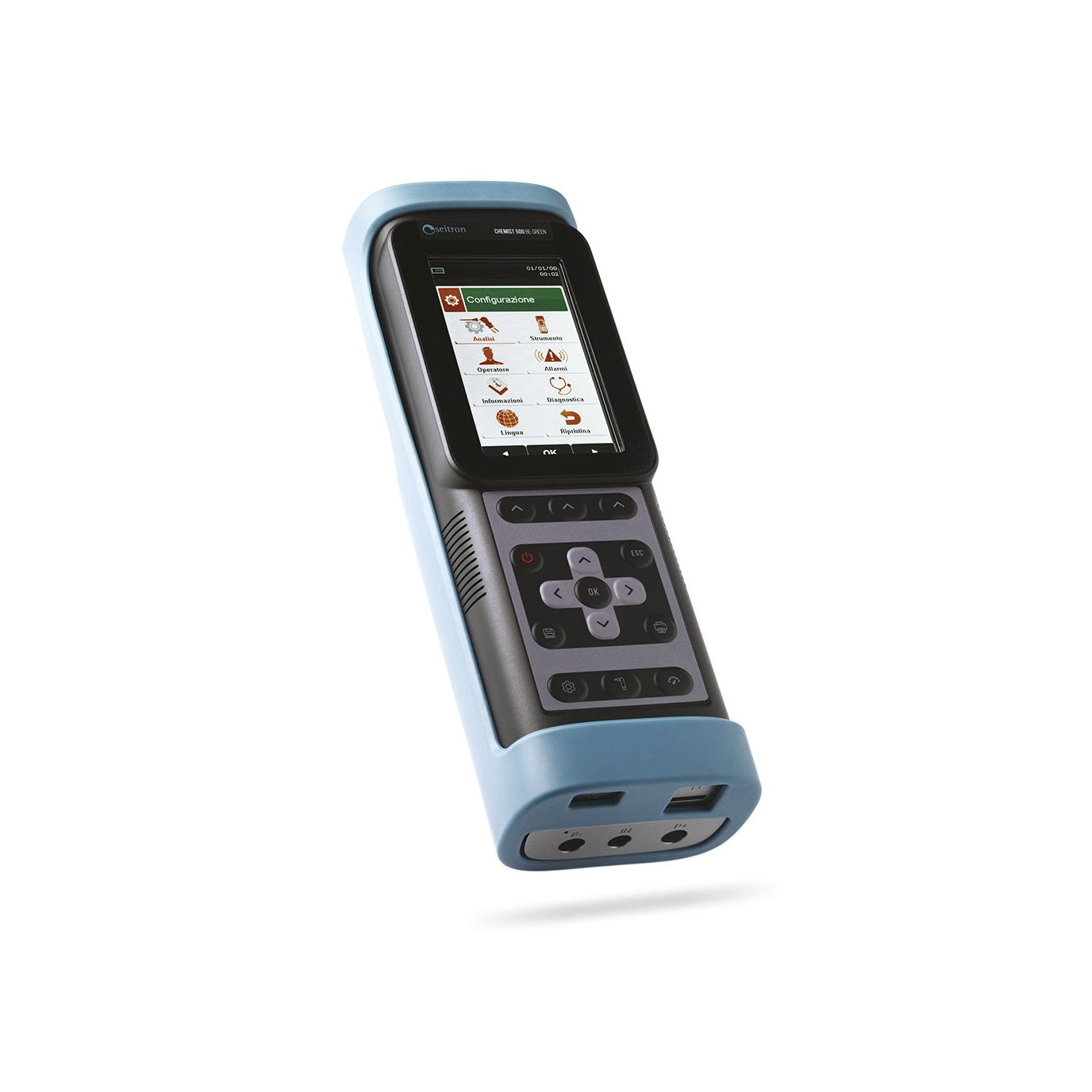 Seitron Chemist 503 BE GREEN analizzatore di combustione fumi a 3 celle