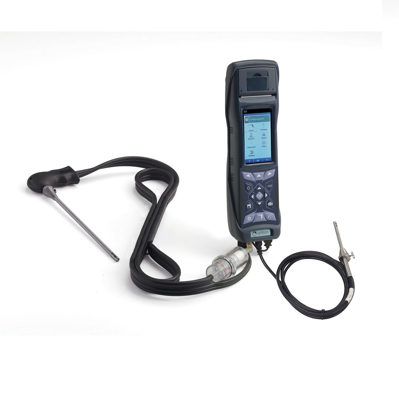 Analyseur de gaz de combustion à 6 cellules Seitron Chemist 606