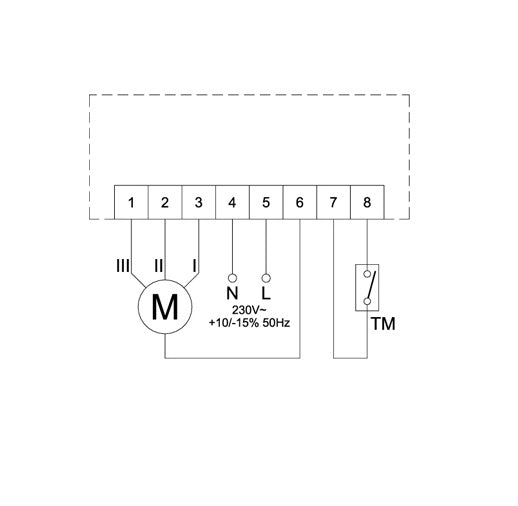 Interrupteur Seitron pour ventilo-convecteur IFMEI1M