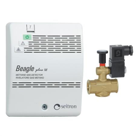 Détecteur de fuite de gaz méthane et électrovanne Seitron Beagle Plus KDM5R00021