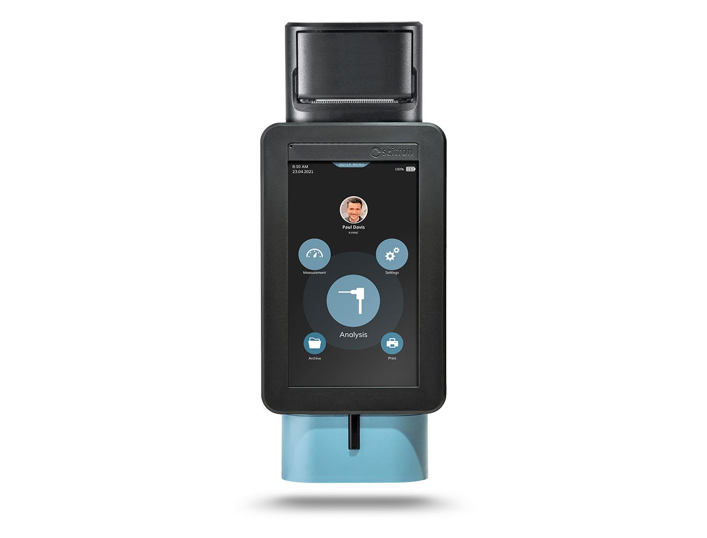 Seitron Novo 3-P analizzatore portatile di combustione - fumi 02, CO, NO con stampante integrata