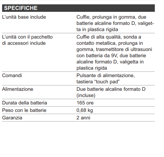 Inficon Rilevatore di perdite a ultrasuoni Whisper 711-202-G11