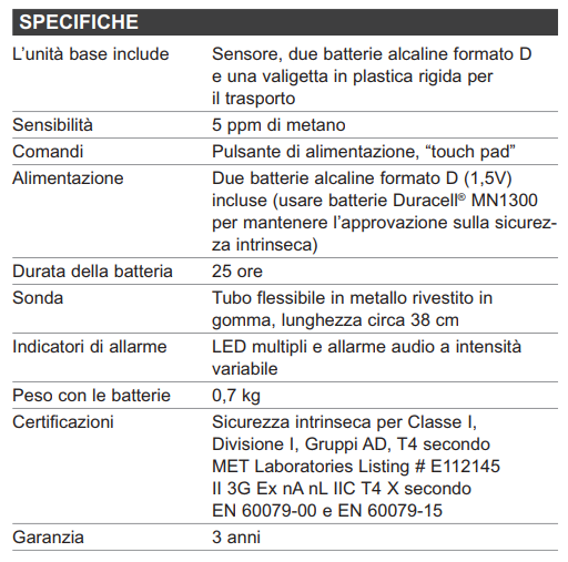 Inficon Rilevatore di perdite gas combustibile GAS-Mate 718-202-G11