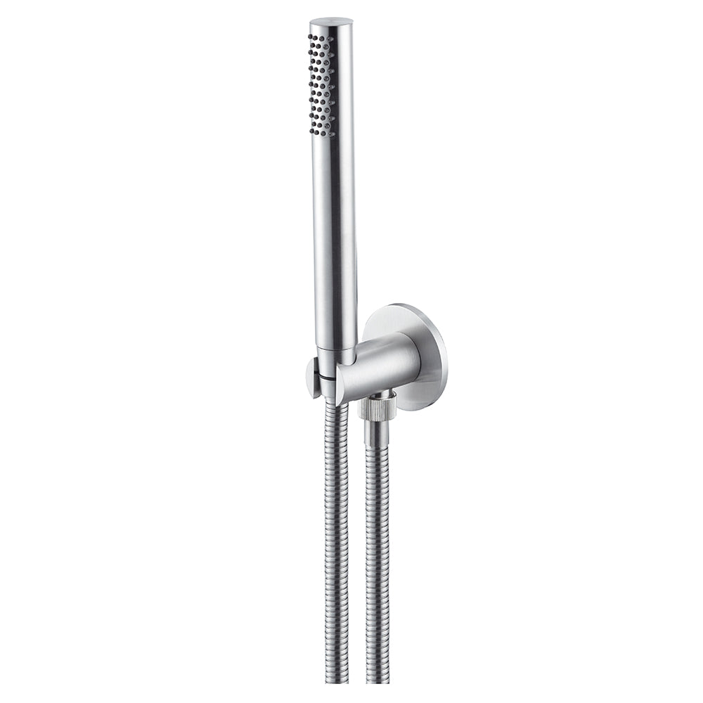 Tubico gruppo presa d'acqua tondo in acciaio inox Made in Italy T11132S