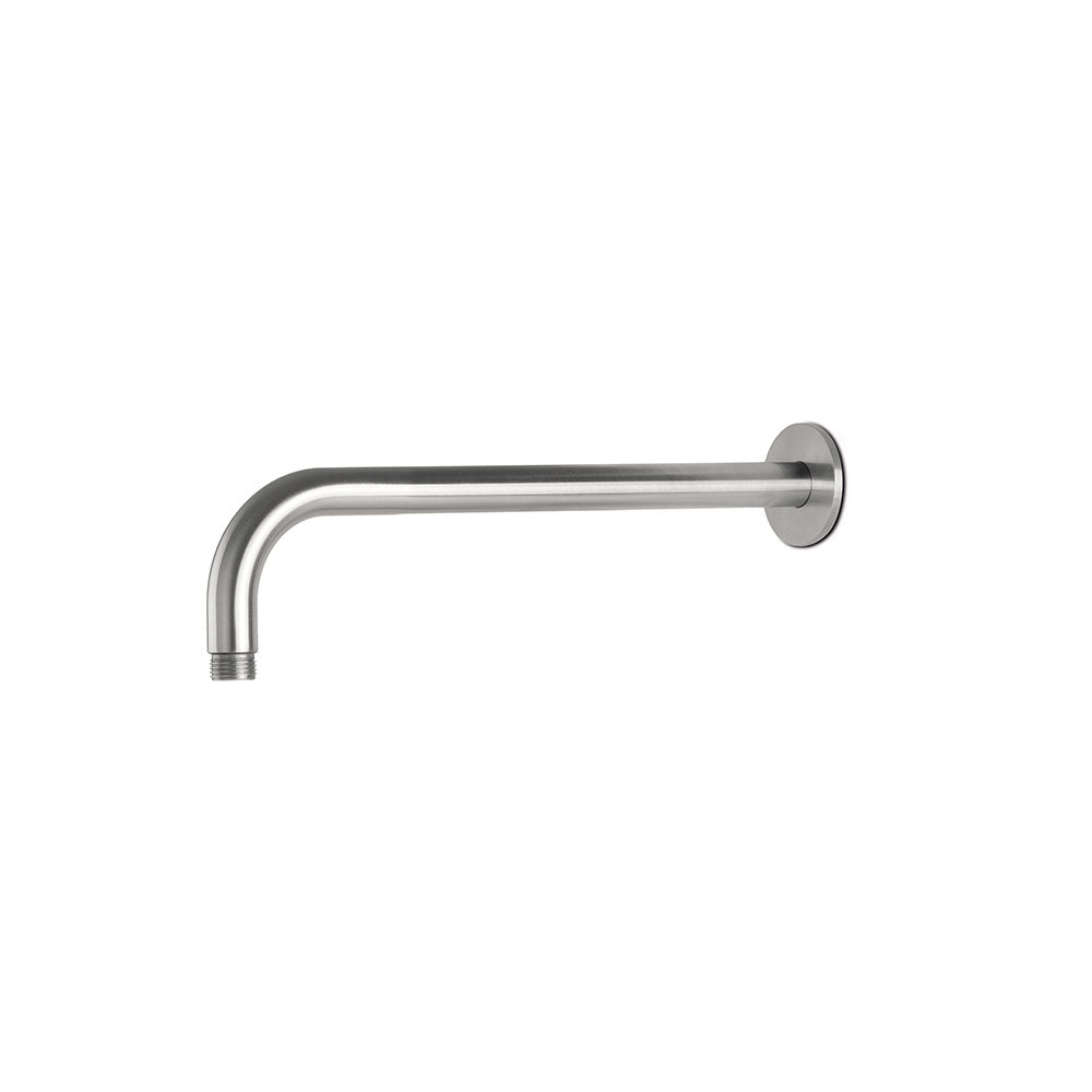 Tubico braccio soffione a parete tondo da 30 cm in acciaio inox Made in Italy T11252S