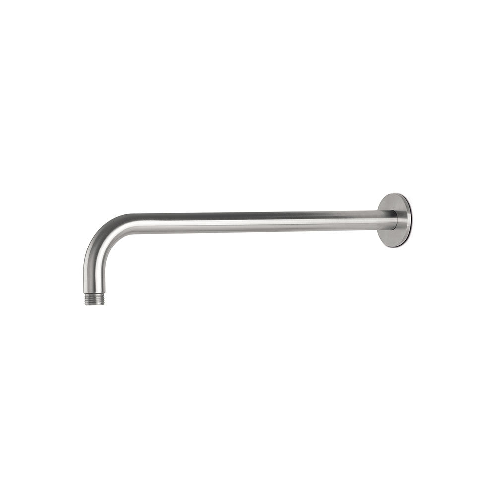 Tubico braccio soffione a parete tondo da 40 cm in acciaio inox Made in Italy T11253S