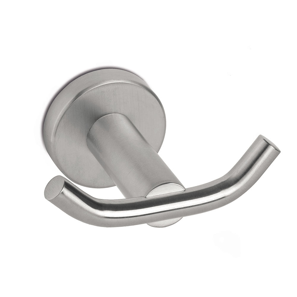 Tubico appendino doppio in acciaio inox Made in Italy T20330S