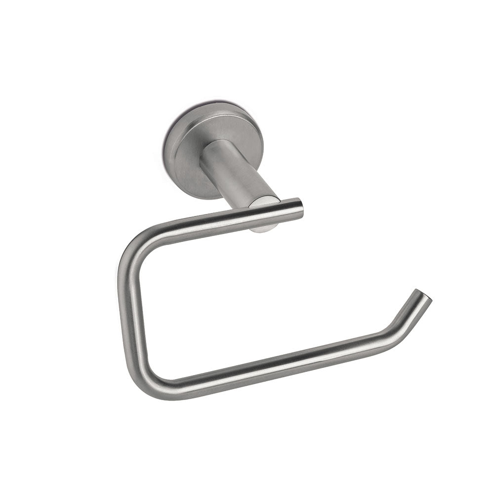 Tubico porta rotolo a muro scoperto in acciaio inox Made in Italy T20350S