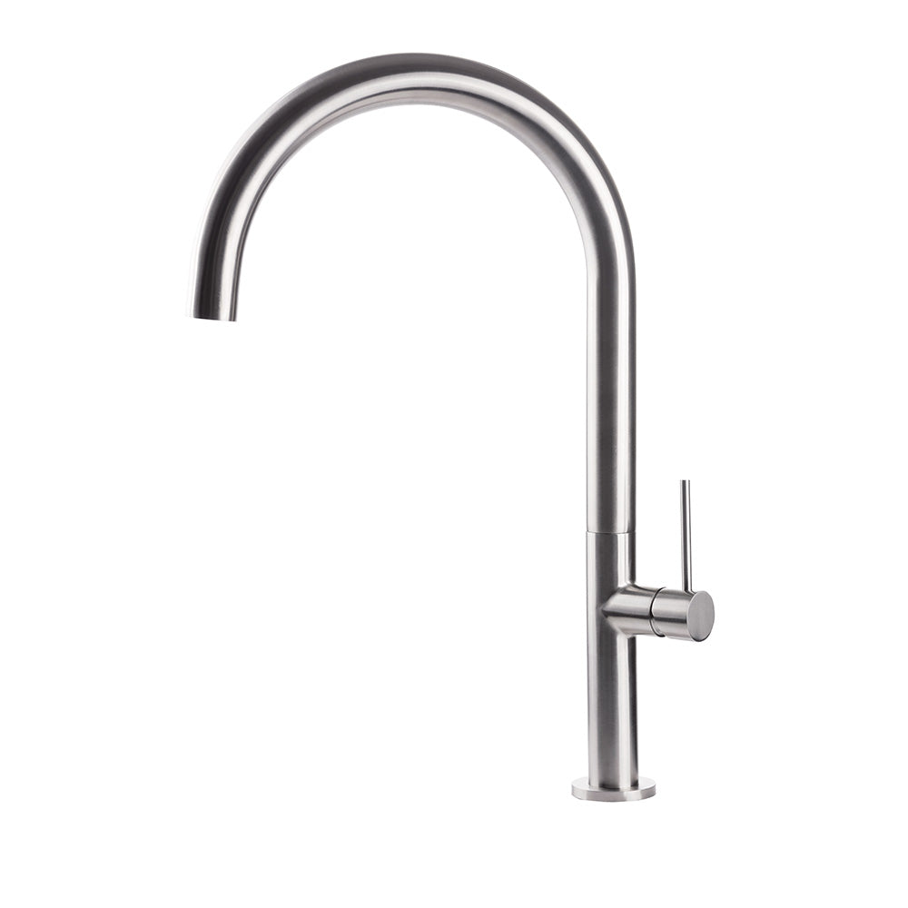 Tubico Kitchen River miscelatore in acciaio inox per lavello con canna girevole Made in Italy T23020S