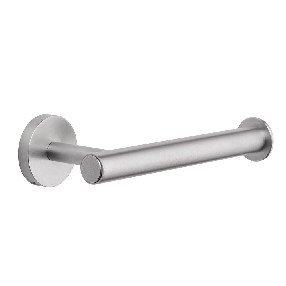 Tubico Tevere porta rotolo a parete in acciaio inox 316L satinato Made in Italy T35011S