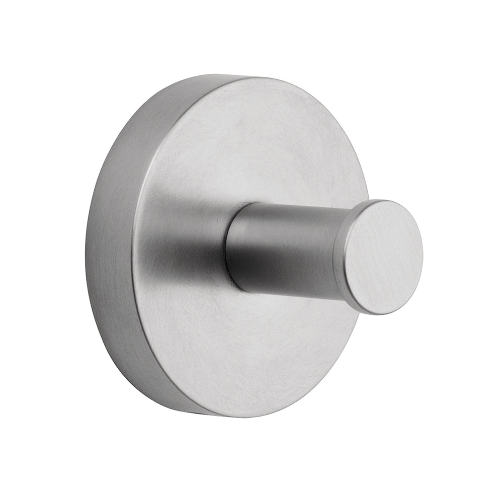 Tubico Tevere appendiabiti lungo 3 cm in acciaio inox 316L satinato Made in Italy T35018S