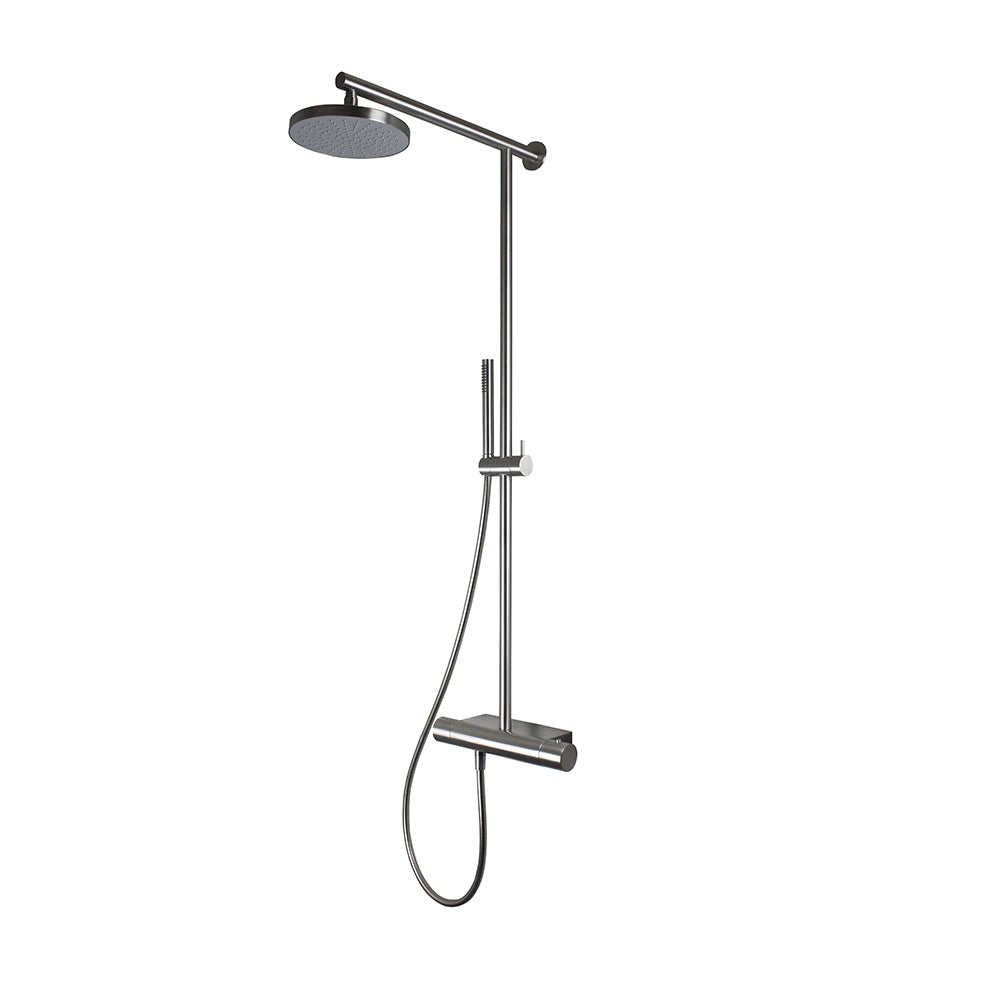 Tubico Wellness colonna doccia in acciaio inox satinato Made in Italy T64134S
