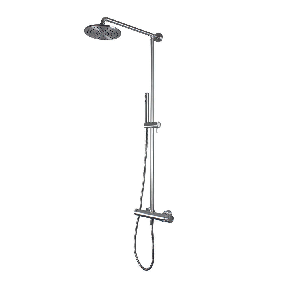 Tubico Volga colonna doccia in acciaio inox 316L satinato Made in Italy T84157S