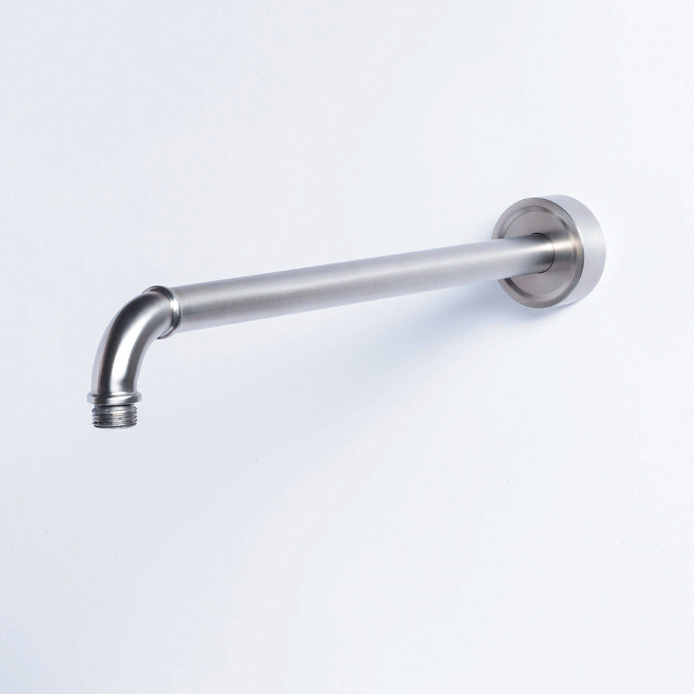 Tubico Volga bracco doccia da 40 cm in acciaio inox 316L satinato Made in Italy T84236S