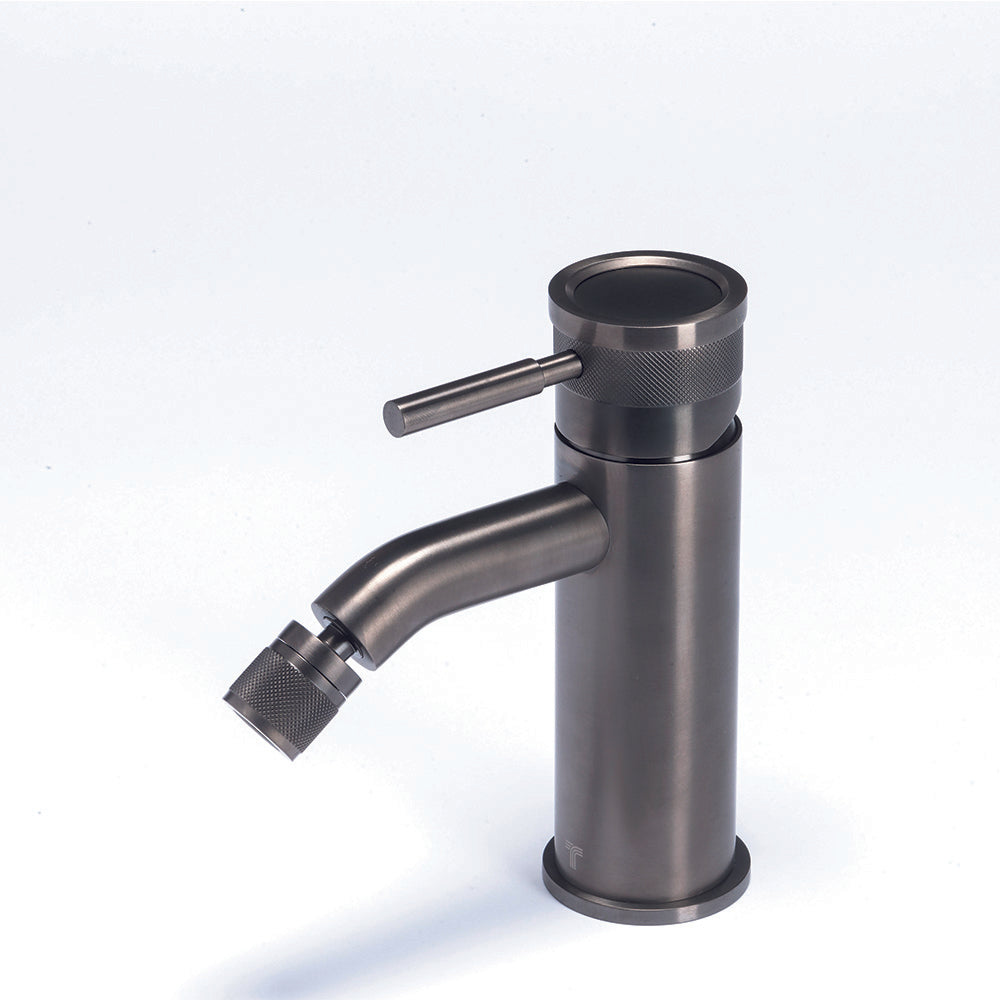 Tubico Volga Miscelatore per bidet in acciaio inox 316L nero Made in Italy T84274B