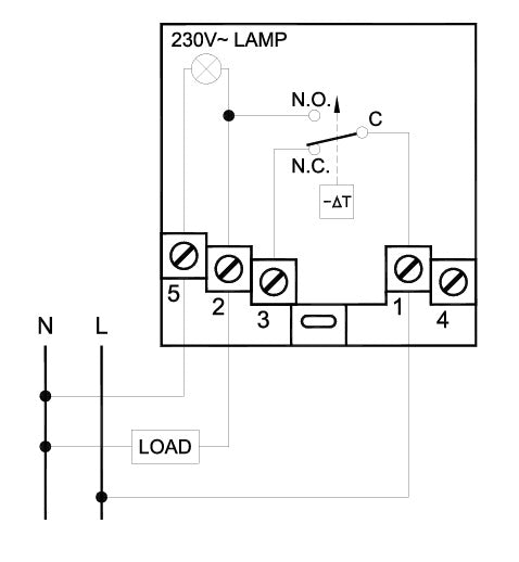Seitron termostato elettromeccanico ambiente con spia TM002M