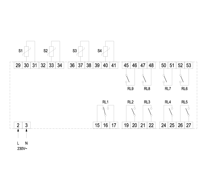 Régulateur numérique à microcontrôleur Seitron TT401M