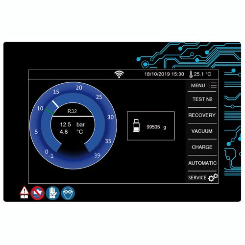 Wigam KOMPACT-HFC-100-TOUCH*UNITÀ VUOTO-CARICA - 01090038