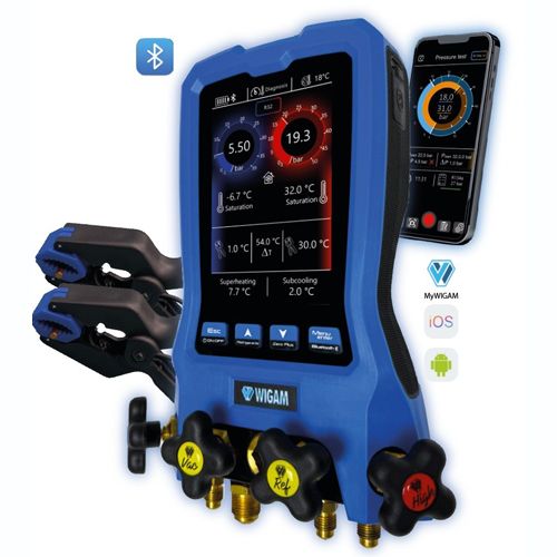 Wigam X-MAN 400 gruppo manometrico digitale a 4 vie 04080018004