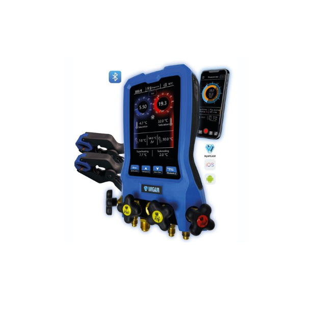 Wigam - Gruppo manometrico digitale 4 vie X.MAN-160 - 04080018013