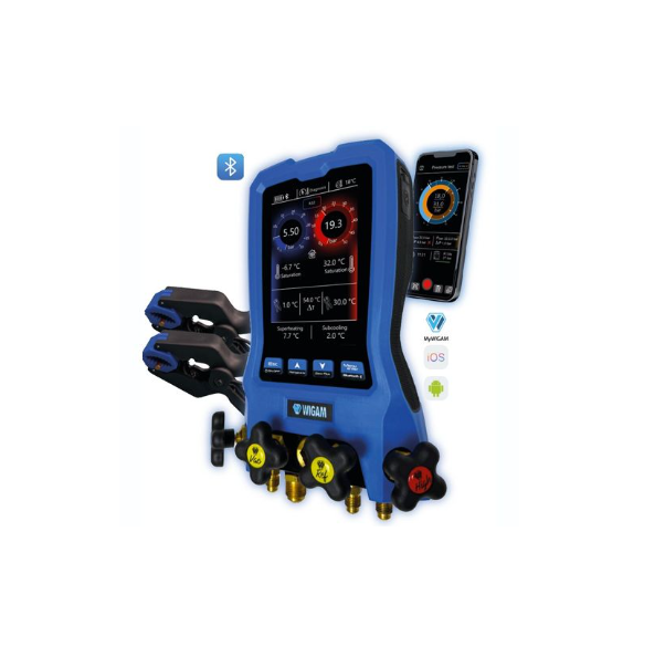 Wigam - Gruppo manometrico digitale 4 vie X-MAN-420 - 04080018014