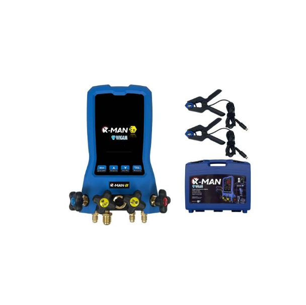 Wigam - Gruppo manometrico digitale 4 vie HC-idrocarburi X-MAN-EX/100 - 04080022001