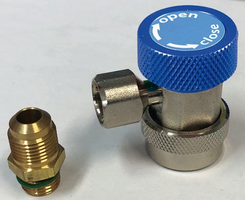 Wigam ATTACCO RAPIDO BLU R134a BP M14x1,5 F & 3/8' SAE - 05108095