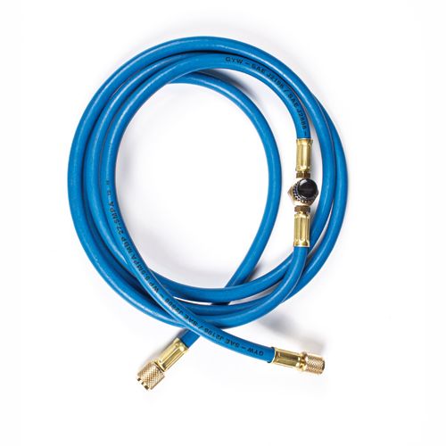 Wigam 8000 mm - TUBO CARICA R134a & MULTIREF BLU 1/4 ' SAE C/VALV. - 06077050001