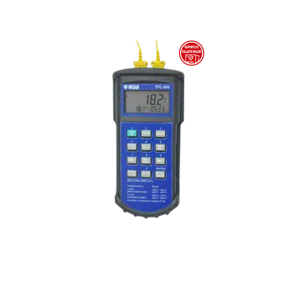 Wigam - Termometro digitale doppia sonda tipo K con taratura - 09011021001