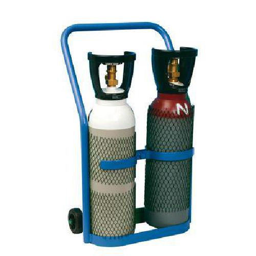 Kit bouteille d'acétylène et d'oxygène Wigam 80A/B sur cadre métallique 10001026