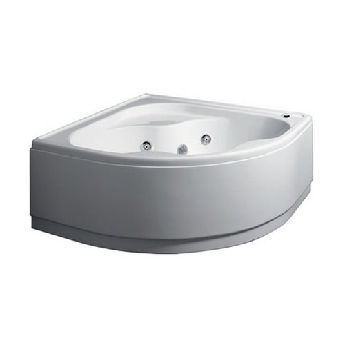 Dianflex VASCA ANGOLARE CON IDROMASSAGGIO E PANNELLO MOD. AMBRA  cm. 140 x 140 - 101-75140