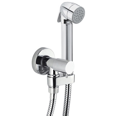 Dianflex SET DOCCIA COMPLETO MOD. TALITA-GOM CON PULSANTE OTTONE       Cromo - 109-E57005