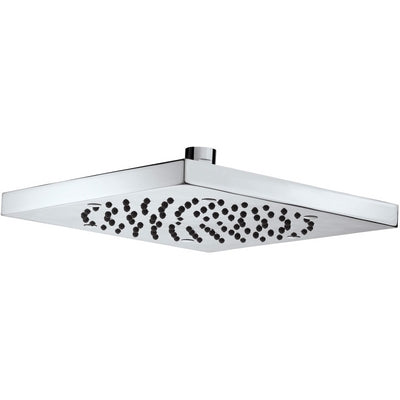 Dianflex SOFFIONE 'CUBE' AUTOPULENTE 210x210 CON SNODO CROMO     Cromo - 109-I00720