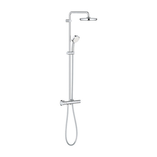 Dianflex COLONNA DOCCIA CON MISC.TERMOSTATICO ESTERNO NEW TEMPESTA COSMO        Cromo - Soffione D. 210 mm - 110-H27922-001