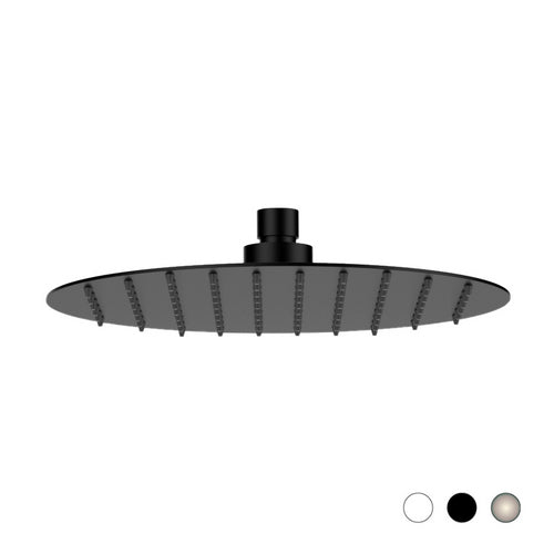 Dianflex SOFFIONE SLIM TONDO    Nero Opaco Diam. 250 mm - 110-RU357T-NO25