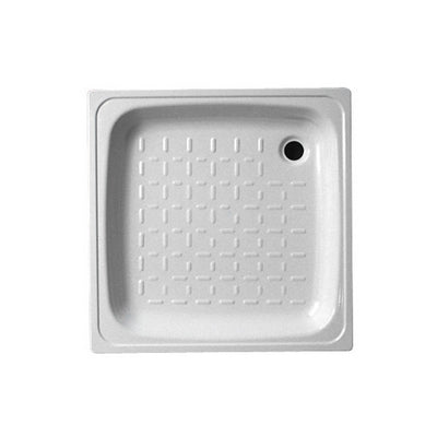 Dianflex PIATTO DOCCIA IN ACCIAIO BIANCO      cm. 80 x 80 X H. 8 - 111-200-8008