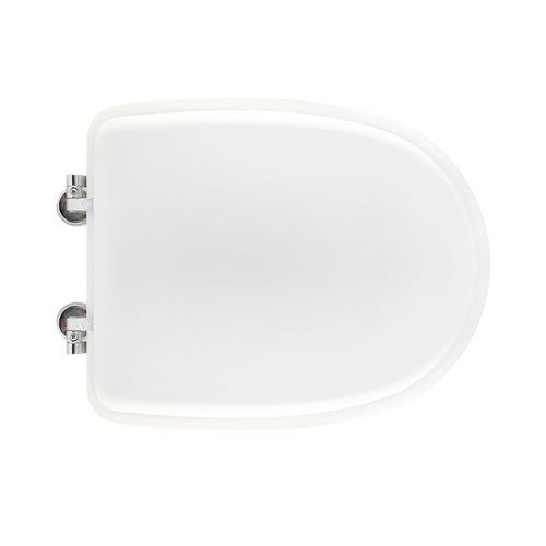 Dianflex SEDILE WC PER JUMBO VASO ARETHONA FORMA 6     Bianco -Cerniere A passanti - 111-22JAR-33