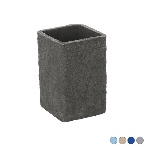 Dianflex PORTA SPAZZOLINO SABBIA        Acqua marina 7x7xH.10,8 cm - 121-KS661-AM