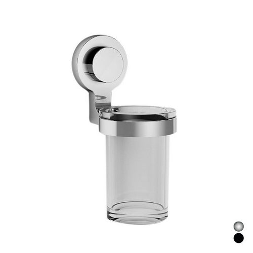 Dianflex PORTA BICCHIERE KISSY  Nero cm 7,6 x h.17,8 x12 - 121-LK002-NE