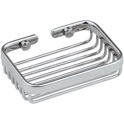 Dianflex PORTASAPONE RETTANGOLARE IN OTTONE CROMATO LUNGHEZZA CM 12    LxHxP -120x30x90 mm - 121-R211