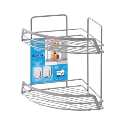 Dianflex MENSOLA ANGOLARE 2 RIPIANI     Cromo-Satinato - 121-R283