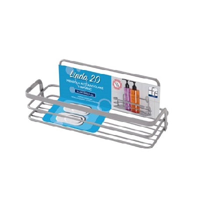 Dianflex MENSOLA RETTANGOLARE 1 RIPIANO       Cromo-Satinato - 121-R284