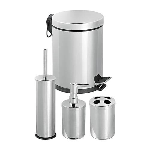 Dianflex SET BAGNO 4 PEZZI FIORDALISO   Cromo - 121-R5010