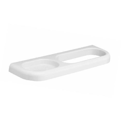 Dianflex PORTA SAPONE E PORTA SALVIETTA  COMBINATO SERIE LINEA   Bianco - 122-294