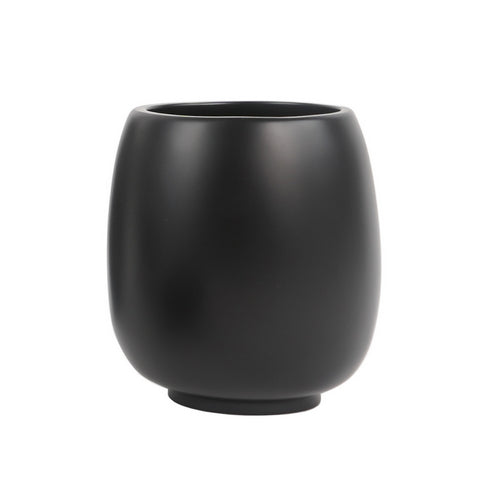 Dianflex PORTA SPAZZOLINI AFRA  Nero Opaco D.10 x h. 11,5 cm - 122-PF099-001