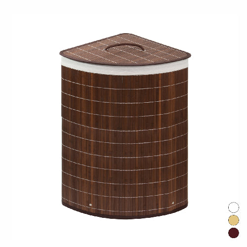 Dianflex CESTO PORTABIANCHERIA ANGOLARE BALU'          Marrone - 122-PR12-322