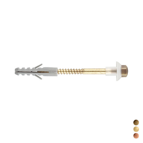 Dianflex VITE FISSAGGIO PER VASO        L. 80 mm - Bronzata - 126-KP537-BR