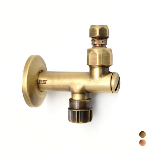 Dianflex RUBINETTO SOTTOLAVABO CON FILTRO A SNODO 10 MM  1/2' Bronzato - 126-KP538-BR