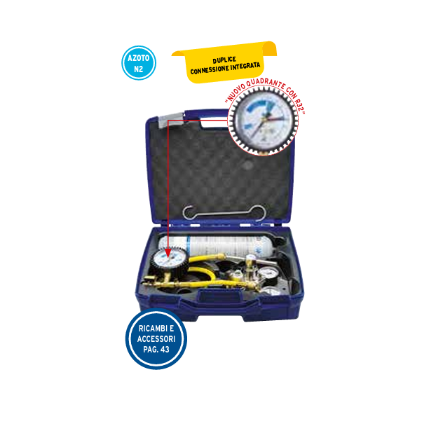 Wigam - Kit azoto completo con rapporto taratura - 13005017016